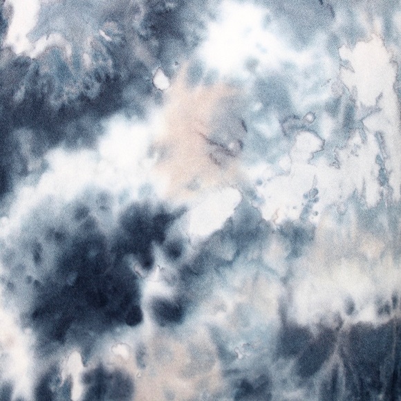 Young Fabulous & Broke Blue Tie Dye Kimono Top Med - Picture 11 of 12